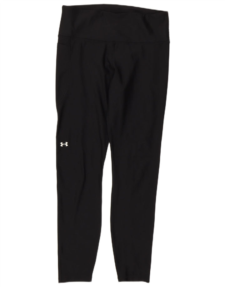 Женские леггинсы Under Armour Heat Gear UK 14, большой черный полиэстер