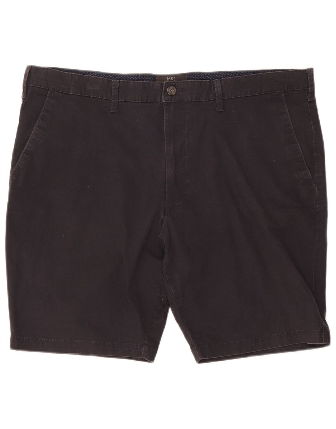 Мужские шорты чинос Marks & Spencer W40 XL, черные, хлопковые