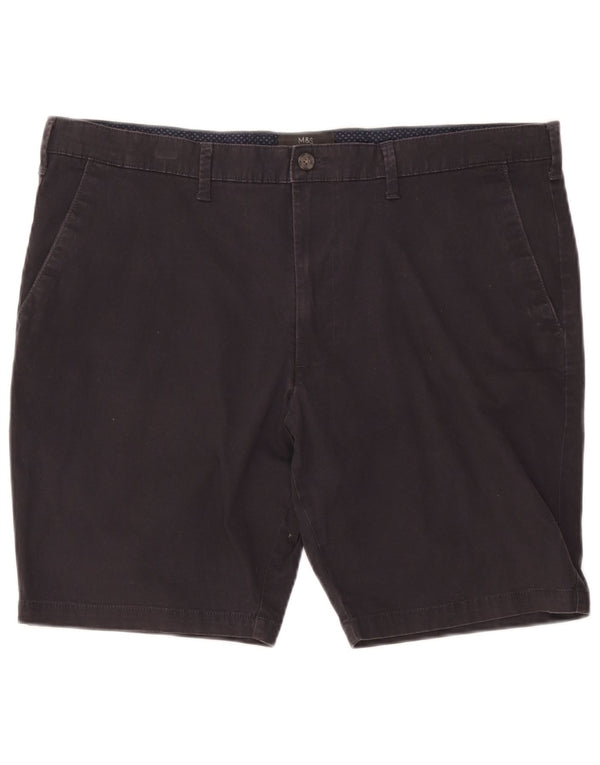 Мужские шорты чинос Marks & Spencer W40 XL, черные, хлопковые