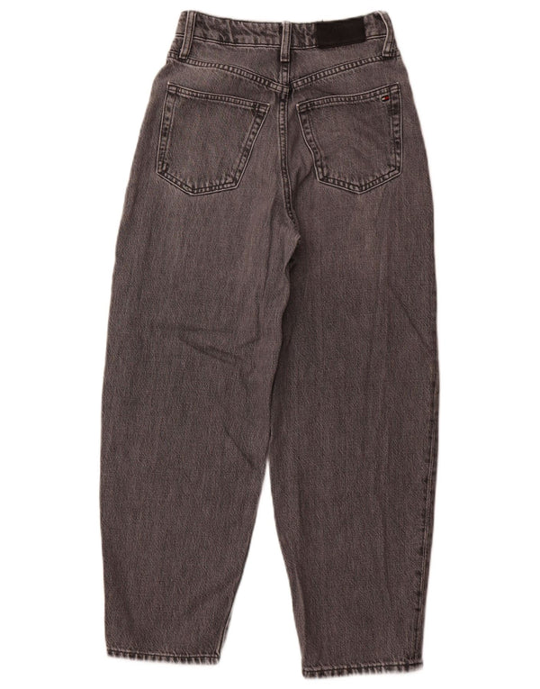 TOMMY HILFIGER Женские зауженные джинсы Eva с высокой талией W25 L25 Серый хлопок