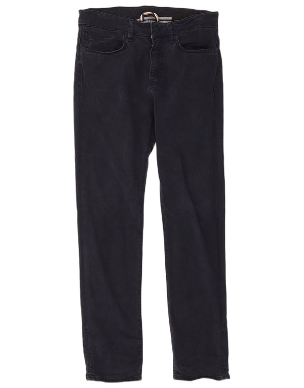 Мужские узкие джинсы Hugo Boss W31 L32 Темно-синие из лиоцелла