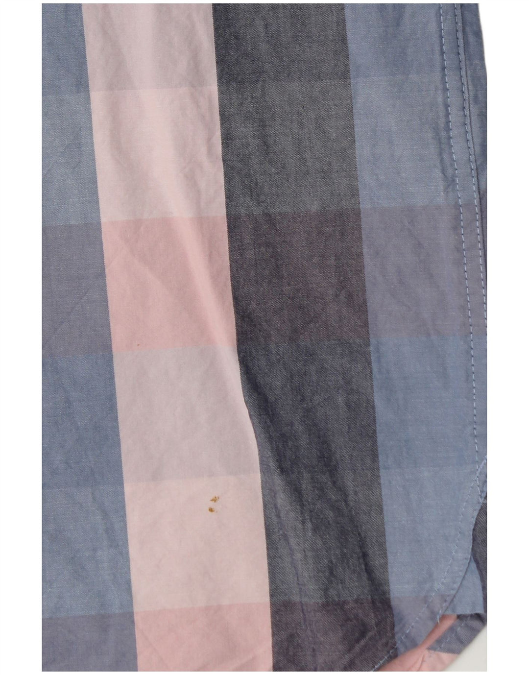 Мужская рубашка с коротким рукавом Lyle & Scott, большая разноцветная клетка, хлопок