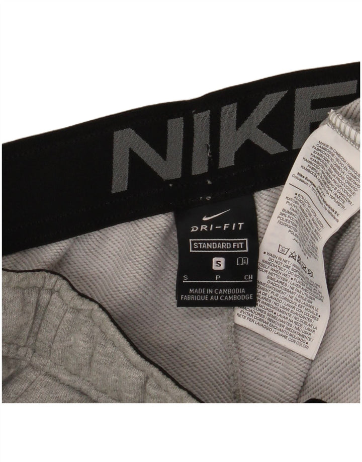 Мужские спортивные брюки Nike Dri Fit, джоггеры, маленькие серые в крапинку