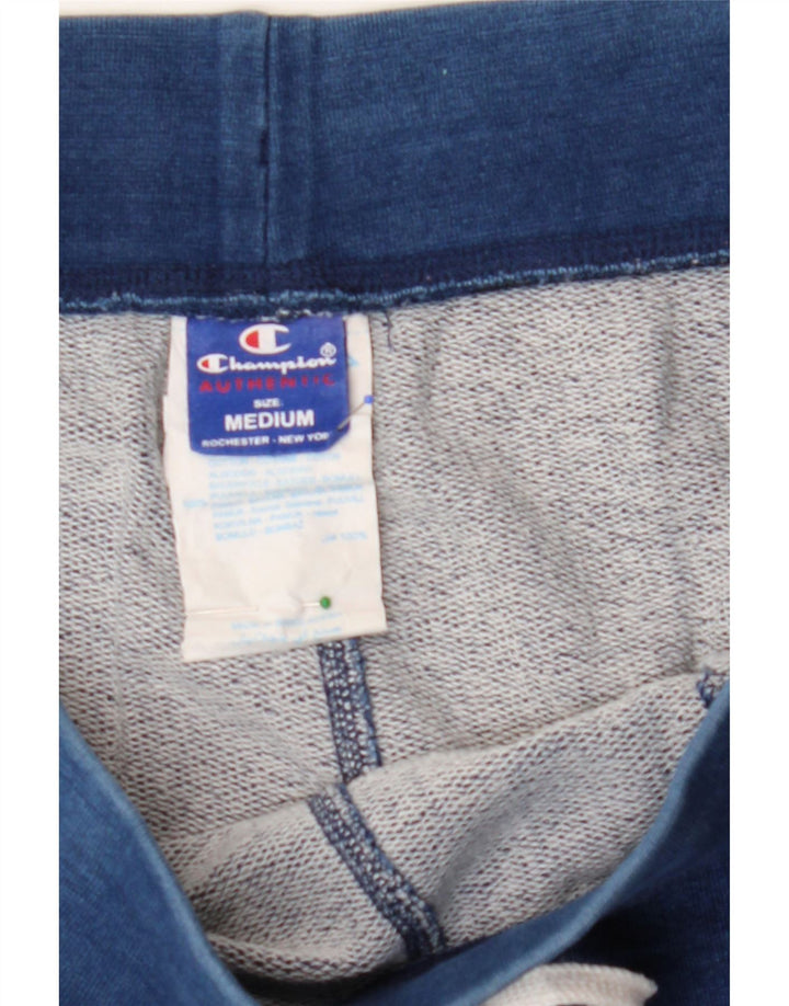 CHAMPION Mens Sport Shorts Medium  Navy Blue Cotton