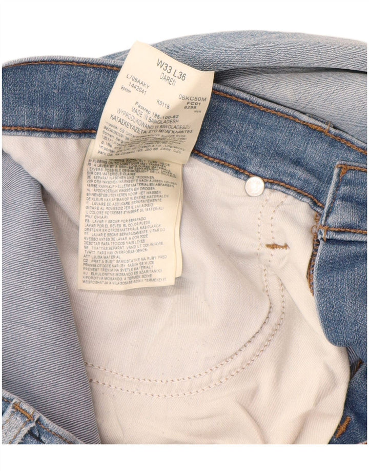 Мужские джинсы Lee Daren Slim W33 L36, синий хлопок