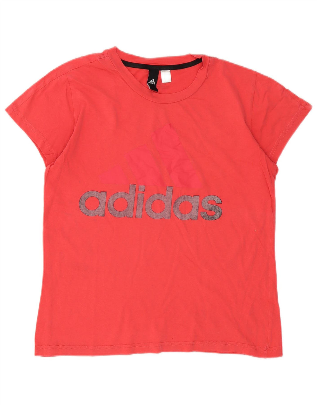 Женская футболка с рисунком Adidas Top UK 14, средний красный