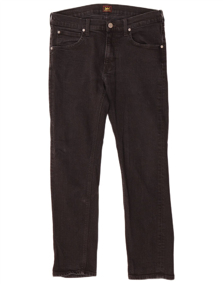 Женские прямые джинсы LEE Daren на молнии W31 L30, черный хлопок