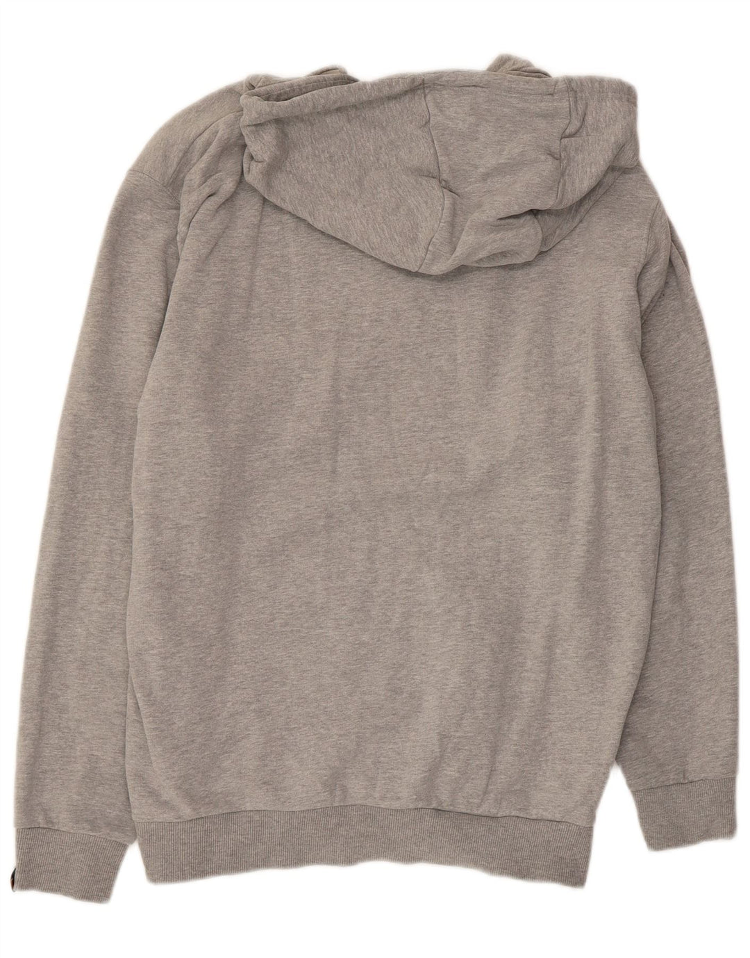 ELLESSE Мужской джемпер с капюшоном с рисунком, средний серый, хлопок с цветными блоками
