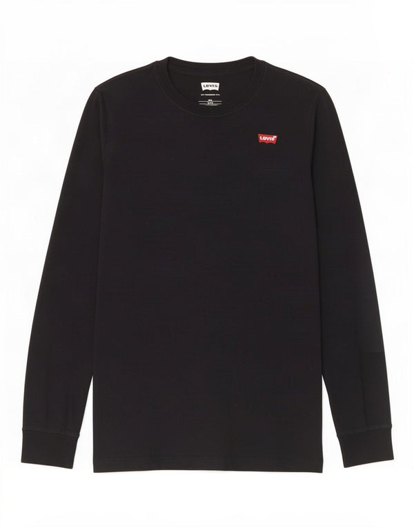 Топ Levi's для мальчиков с длинными рукавами 15-16 лет, черный хлопок
