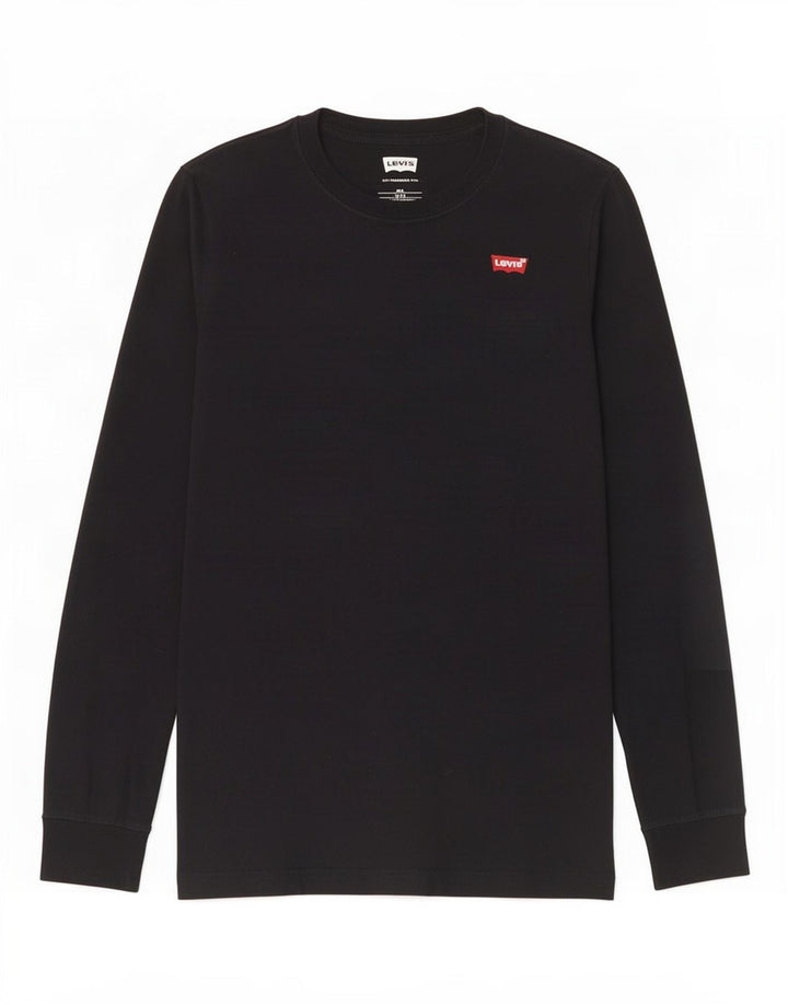 Топ Levi's для мальчиков с длинными рукавами 15-16 лет, черный хлопок