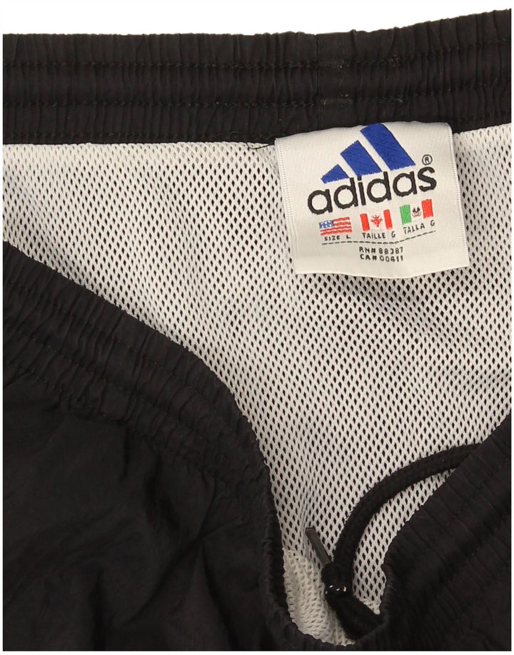 Мужские спортивные шорты Adidas, большие черные