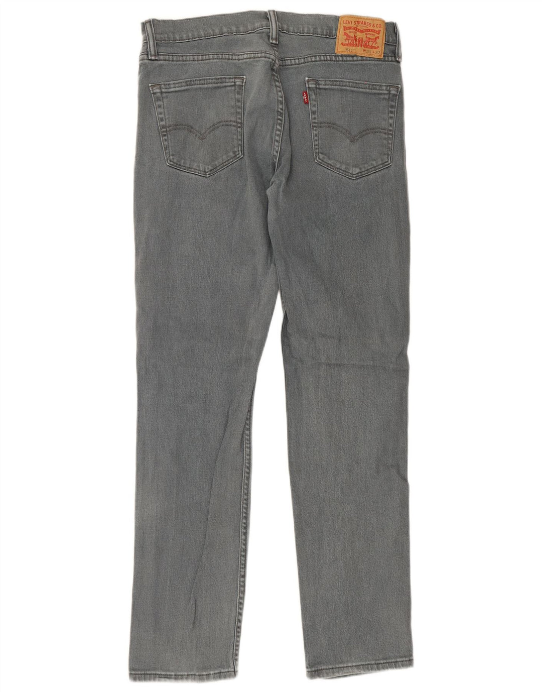 Мужские джинсы Levi's 511 Slim W33 L32 Серые хлопковые