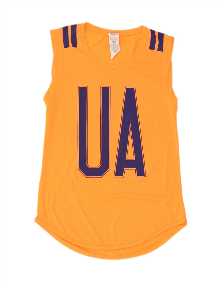 Женский жилет с графическим принтом UNDER ARMOR UK 12, средний оранжевый