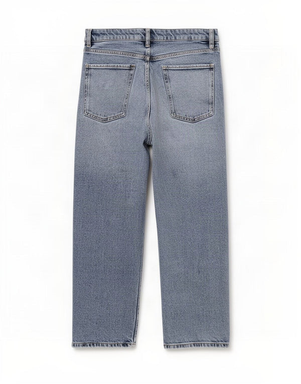 Женские прямые джинсы Marks & Spencer UK 12 Medium W30 L23 Синий хлопок