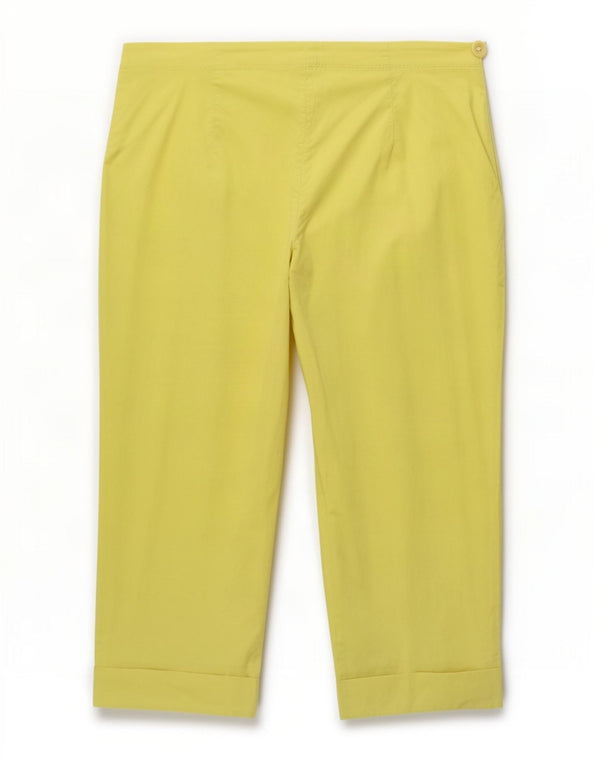 Женские капри Benetton IT 46, большие W32 L17, зеленый хлопок