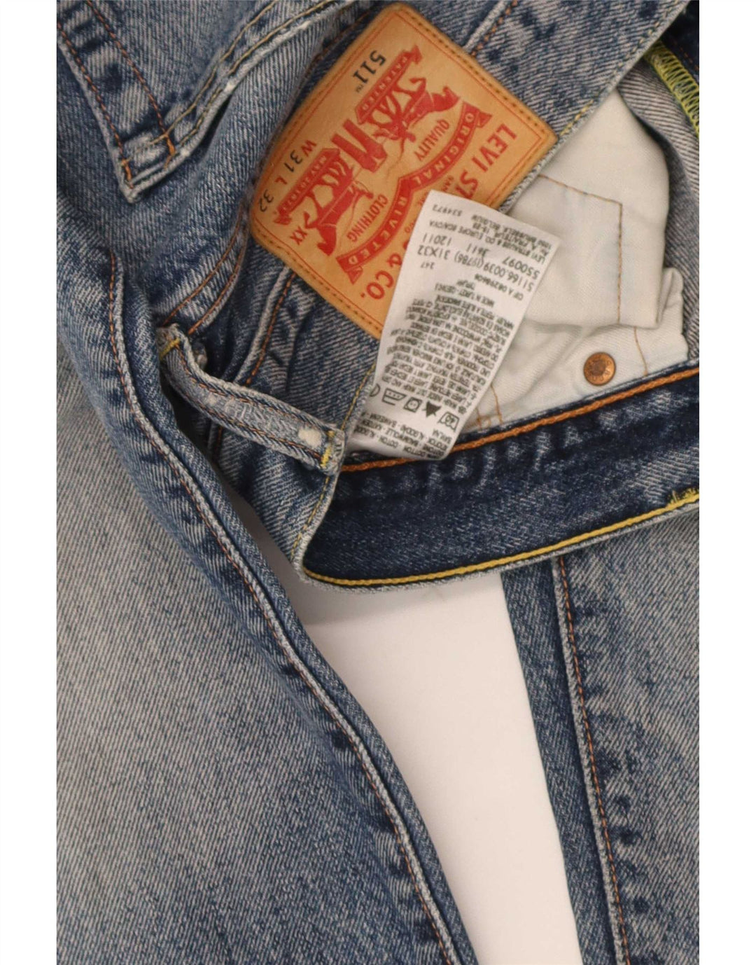 Мужские джинсы Levi's Slim 511 W31 L32 синие, хлопок