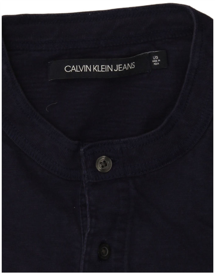 Мужская футболка Calvin Klein Jeans, большой темно-синий
