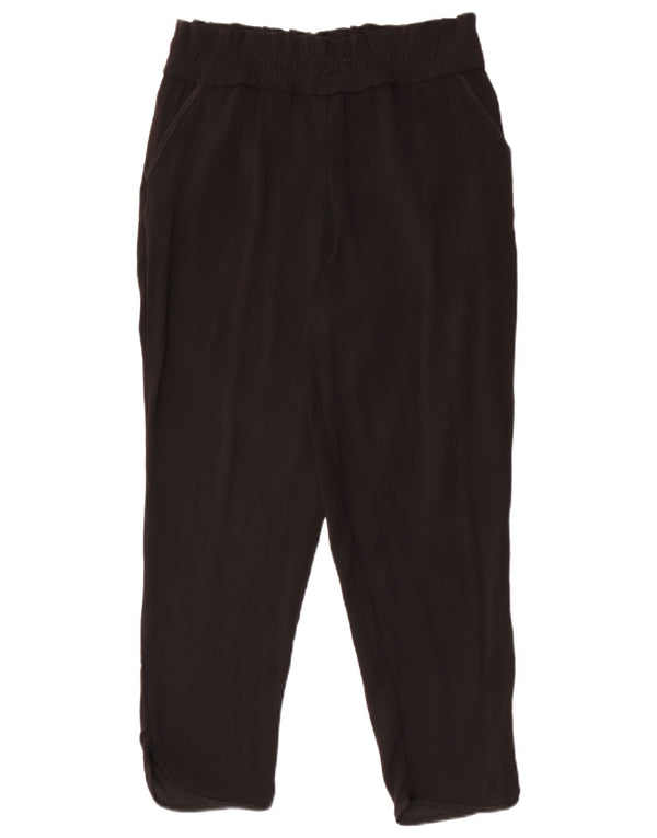 Женские зауженные брюки чинос Zara Trafaluc, средний размер W28 L27, черный полиэстер