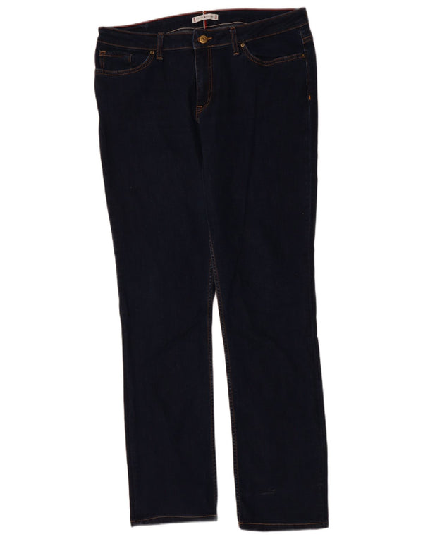 TOMMY HILFIGER Женские узкие джинсы W33 L31 Темно-синие