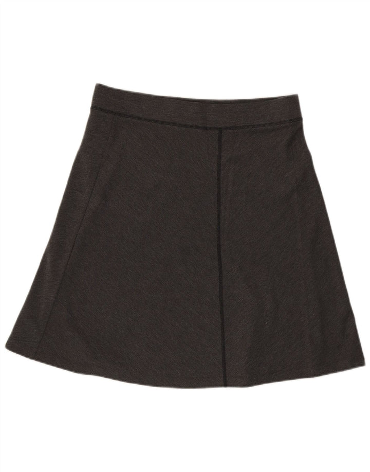 Eddie Bauer Женская юбка-трапеция среднего размера W30 Серый полиэстер