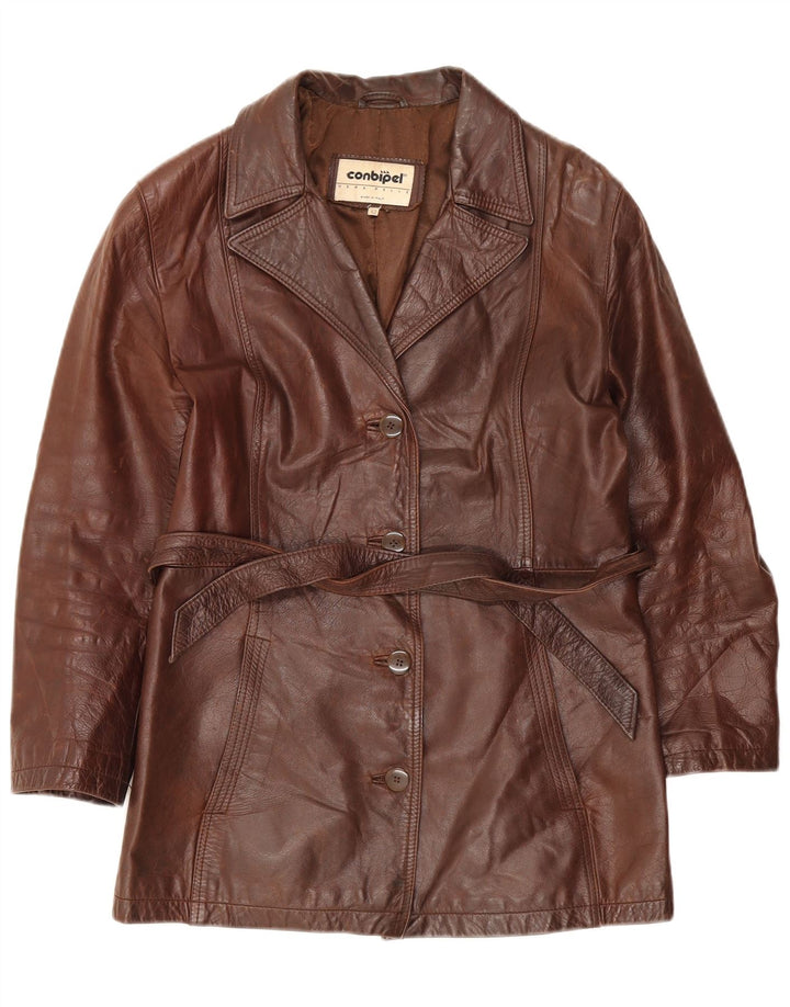 Женская кожаная куртка Conbipel IT 42 Medium Brown Leather