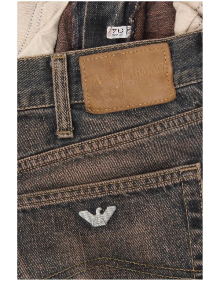 Женские джинсы Armani Bootcut W34 L32 Темно-синие, хлопок