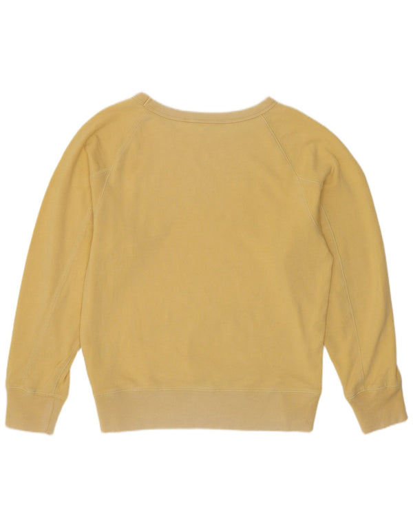 Женский свитер с рисунком Gap UK 6 XS, желтый хлопок