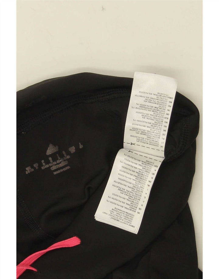 Женские леггинсы Adidas Climalite UK 8/10, маленькие черные из полиэстера
