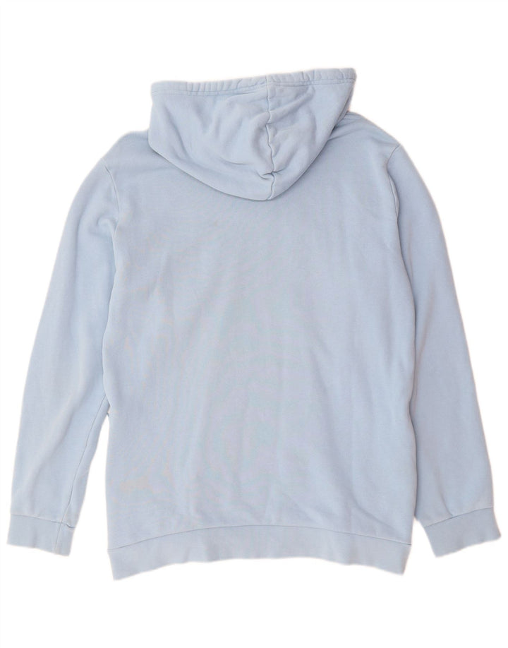 Мужской джемпер с капюшоном ADIDAS, синий, хлопковый