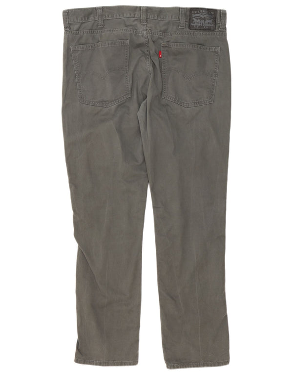 Мужские повседневные брюки Levi's 511 Slim W38 L32 Серые хлопковые