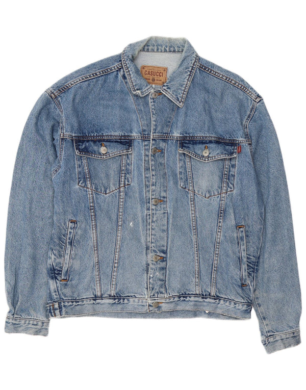 Мужская джинсовая куртка Casucci UK 42 XL, синяя, хлопок