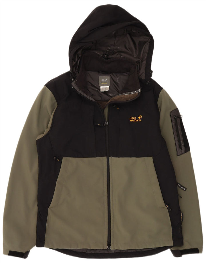 Мужская ветровка JACK WOLFSKIN UK 36/38, средний хаки, цветные блоки