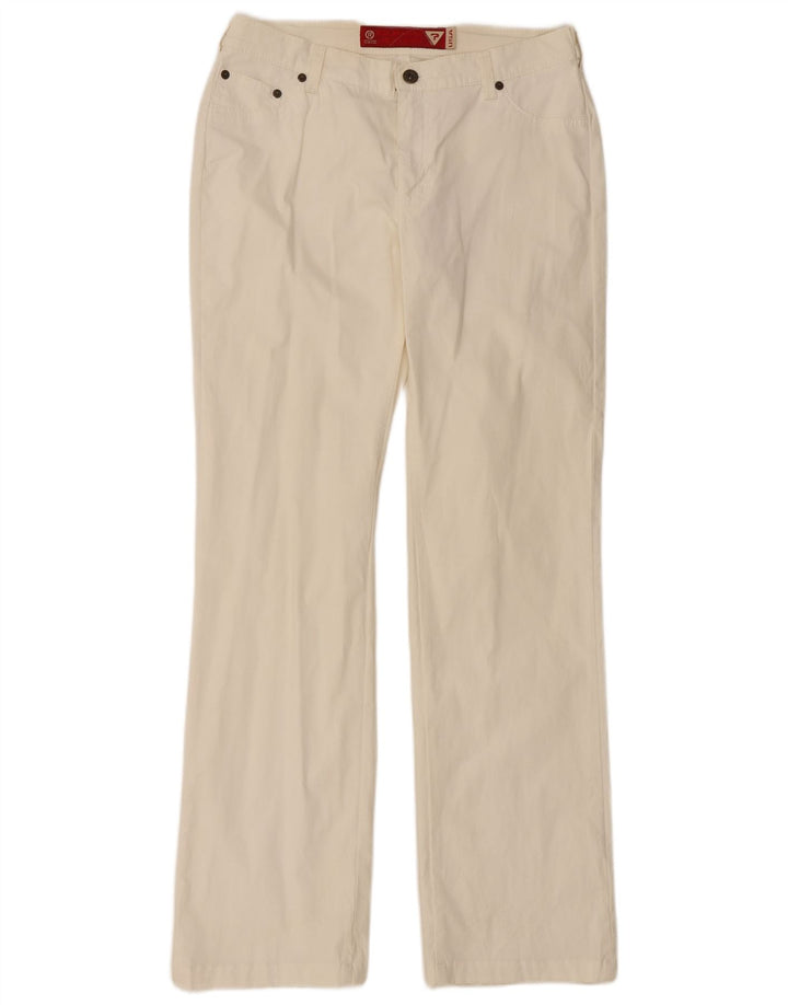 Женские повседневные брюки Guess Bootcut W32 L31 белые