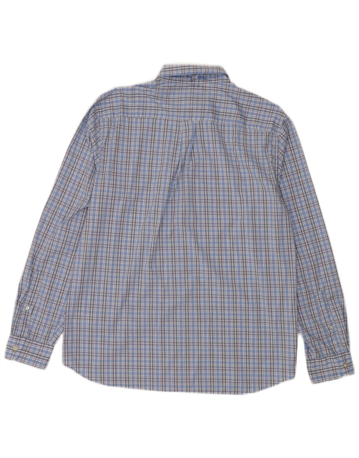 Мужская рубашка классического кроя Vineyard Vines, нейлоновая синяя клетка среднего размера