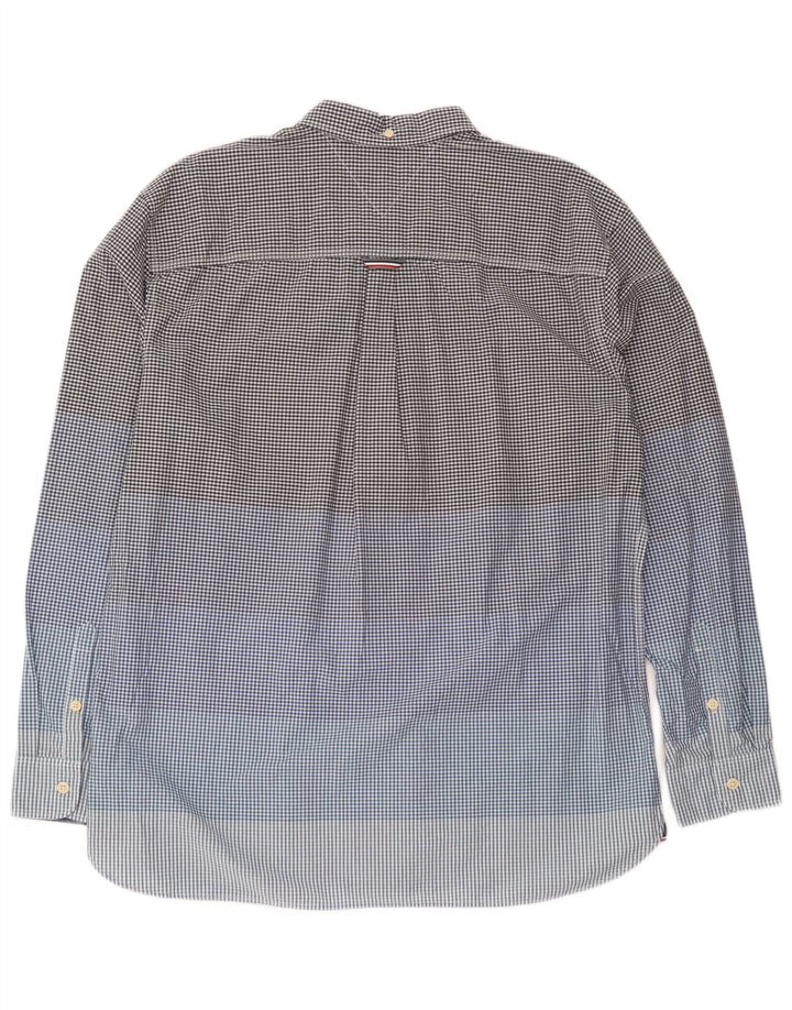 Мужская рубашка обычного кроя Tommy Hilfiger 2XL, разноцветный хлопок в мелкую клетку