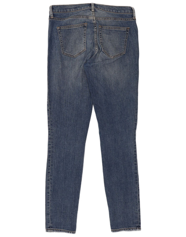 Женские потертые джинсы скинни Gap W28 L31, синие, хлопок
