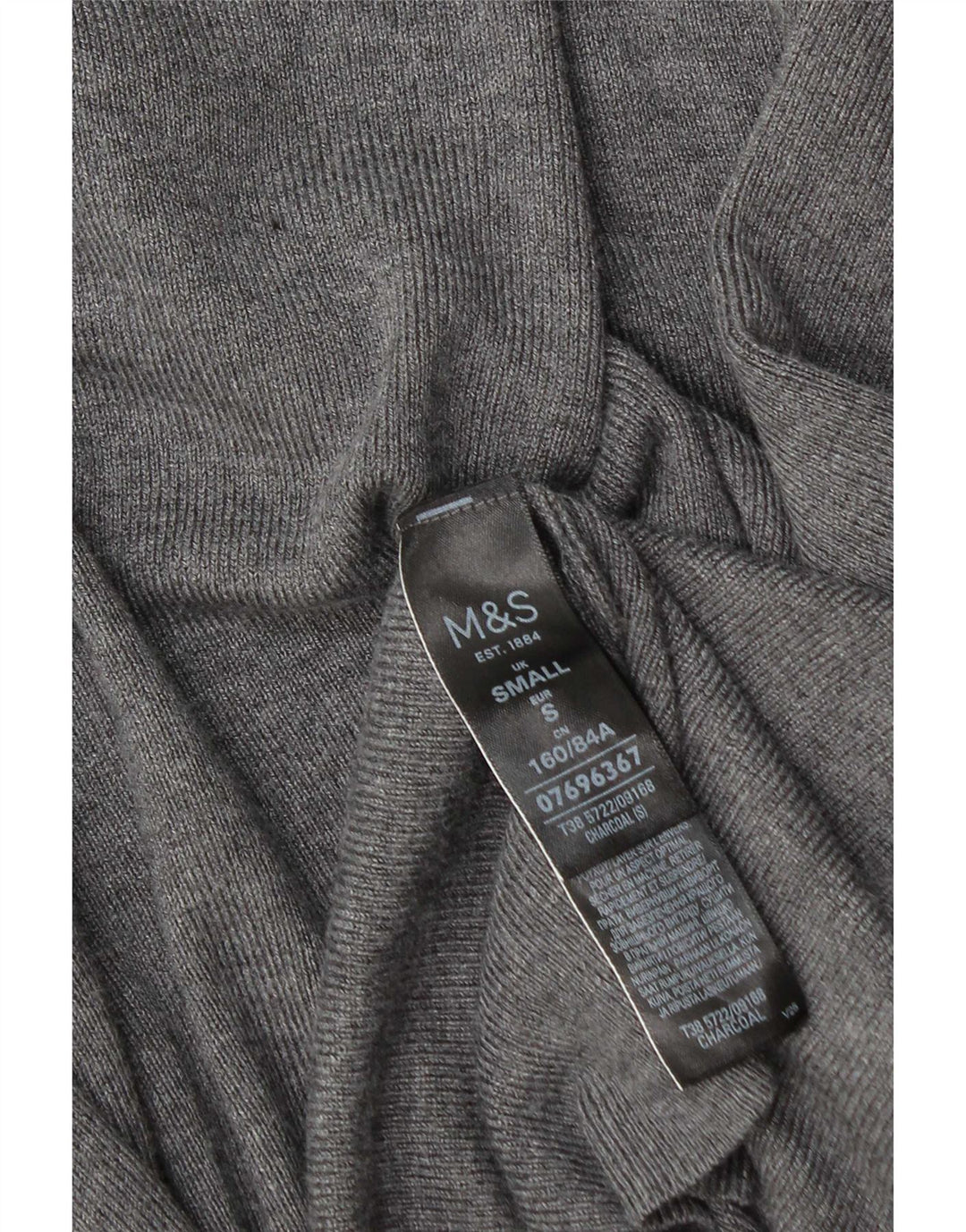 Женский удлиненный открытый кардиган Marks & Spencer UK 10, маленький серый