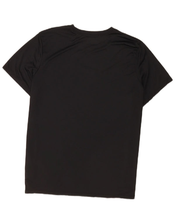 Женская футболка с рисунком Nike Top UK 18 XL, черная, полиэстер, спортивная