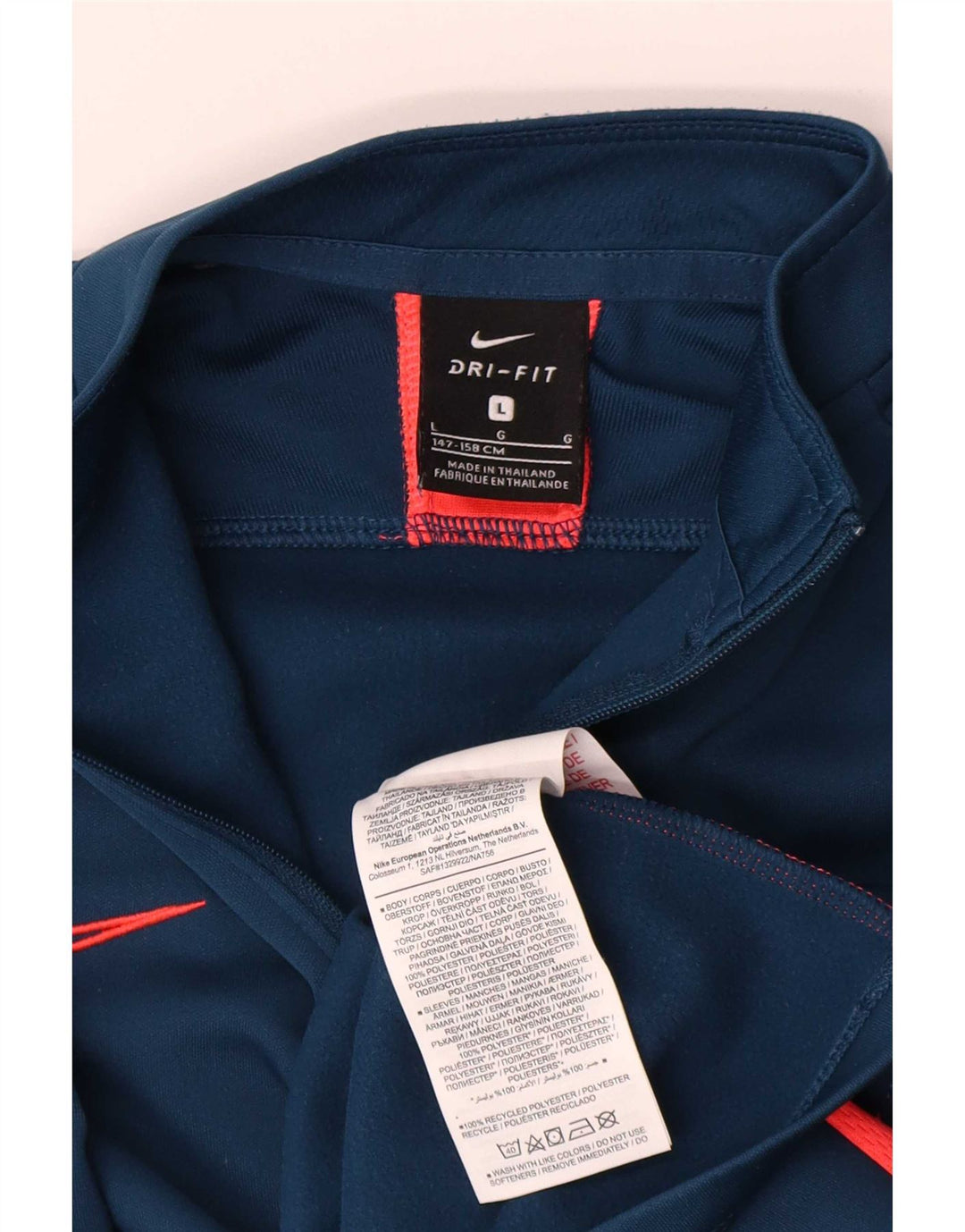 Пуловер спортивный костюм Nike для мальчиков Dri Fit, 12–13 лет, большой темно-синий