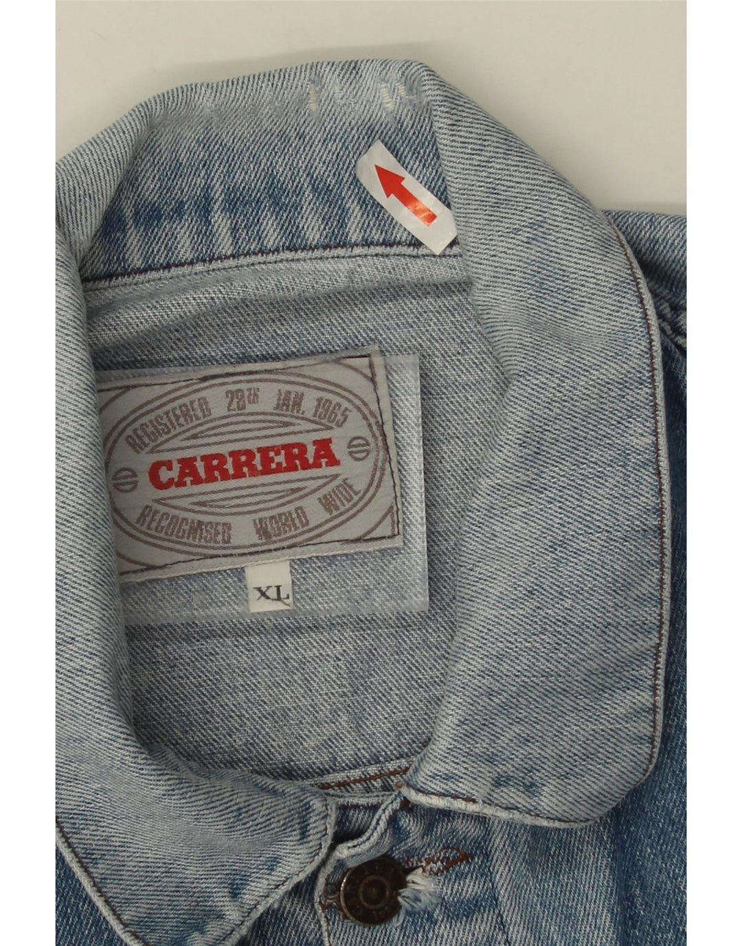 Женская джинсовая куртка Carrera UK 42 XL синяя