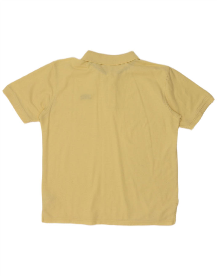 Umbro Mens Polo Shirt XL Yellow Polyester