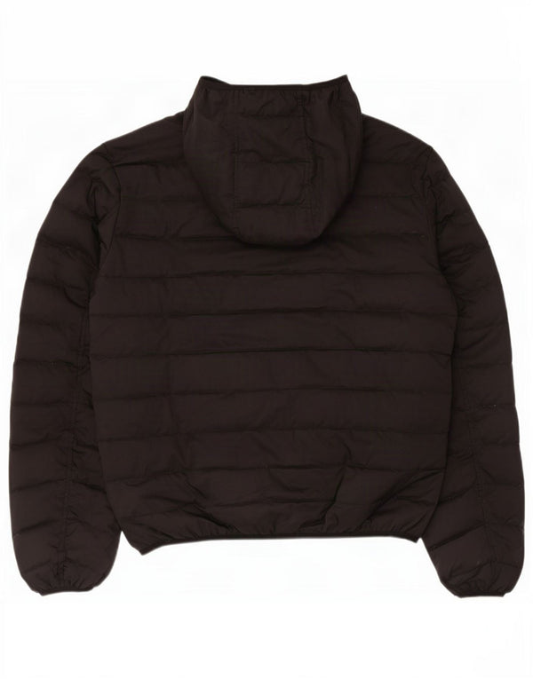 Мужская утепленная куртка с капюшоном Diesel UK 42 XL, черный полиэстер