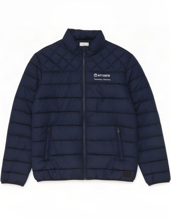 Мужская стеганая куртка Jack & Jones UK 44 2XL Темно-синий полиэстер