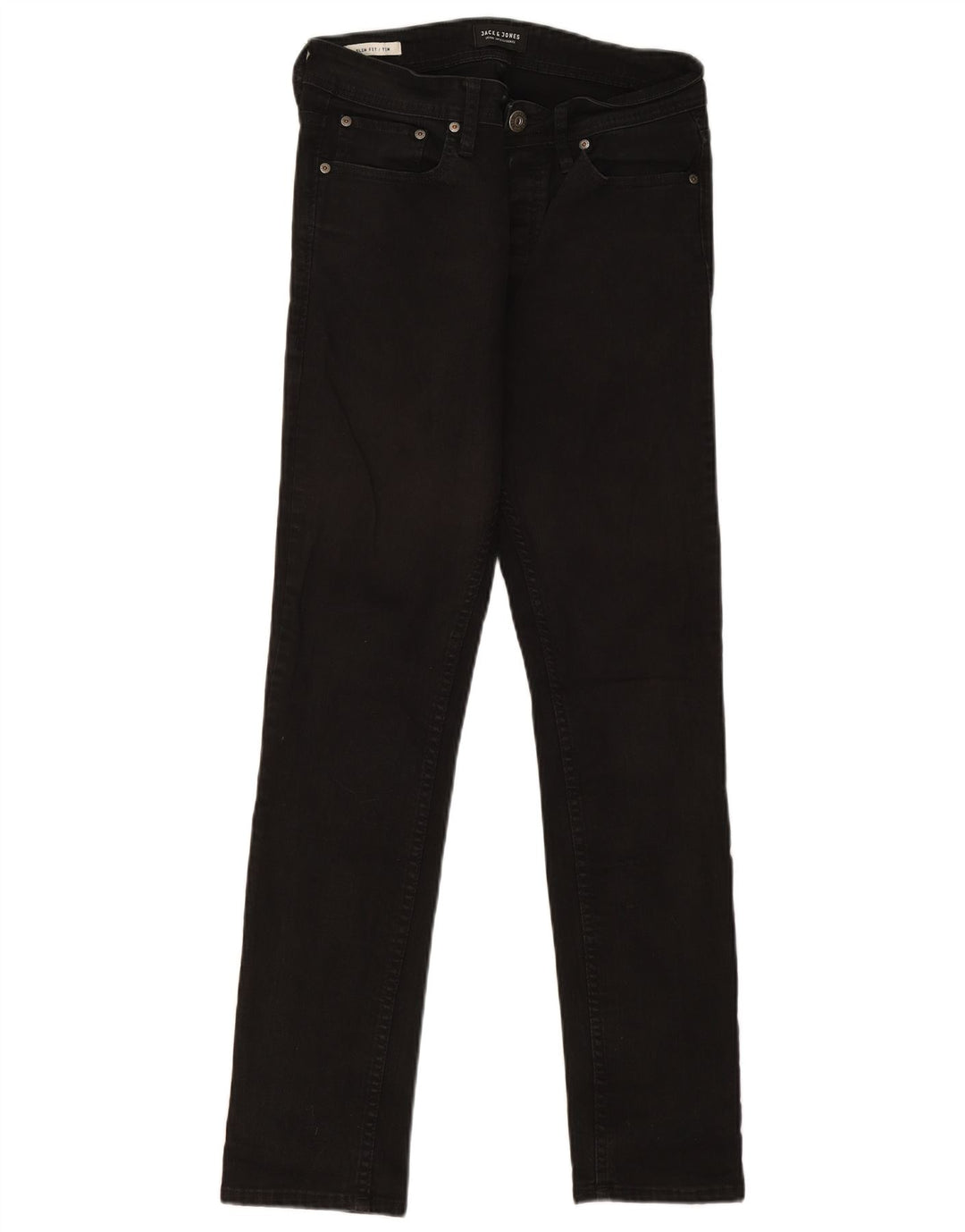 Мужские джинсы Jack & Jones Tim Slim W29 L30, черный хлопок