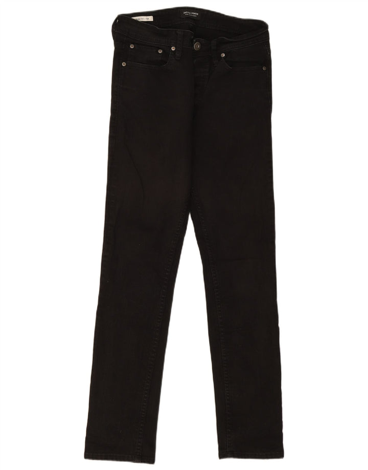 Мужские джинсы Jack & Jones Tim Slim W29 L30, черный хлопок