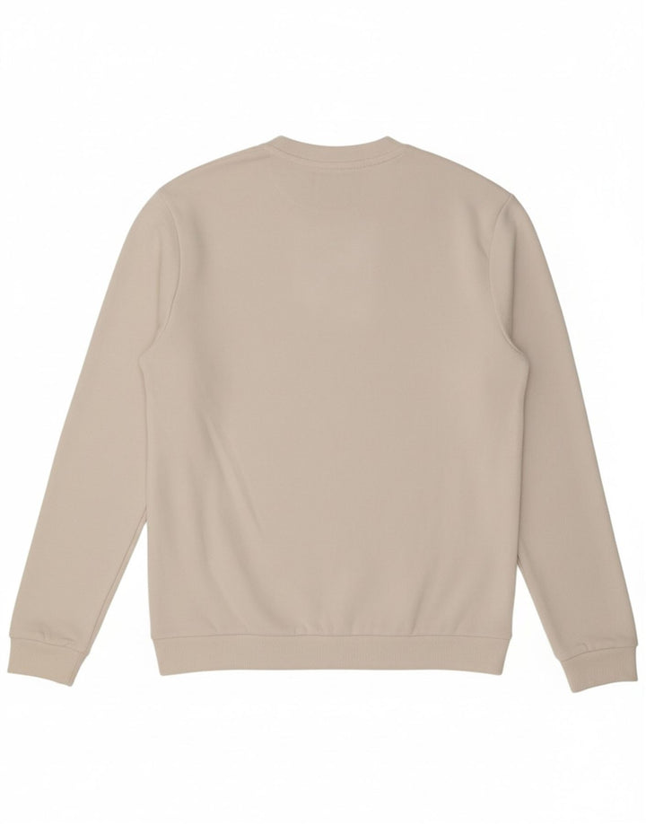 FILA Mens Graphic Sweatshirt Jumper Small White Cotton