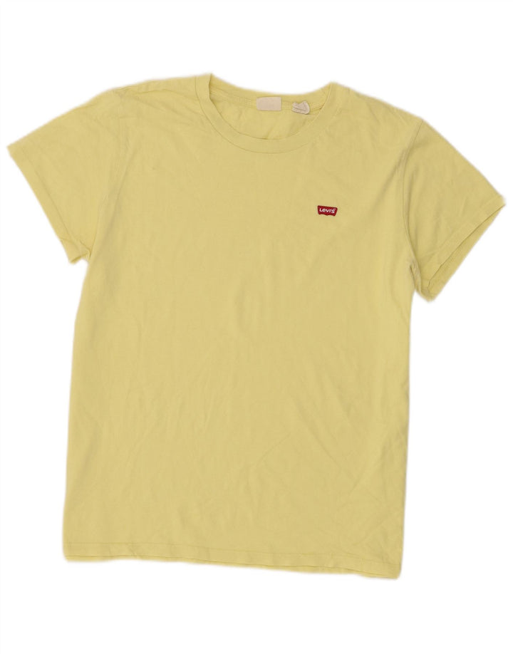 Женская футболка Levi's Top UK 14, большая желтая