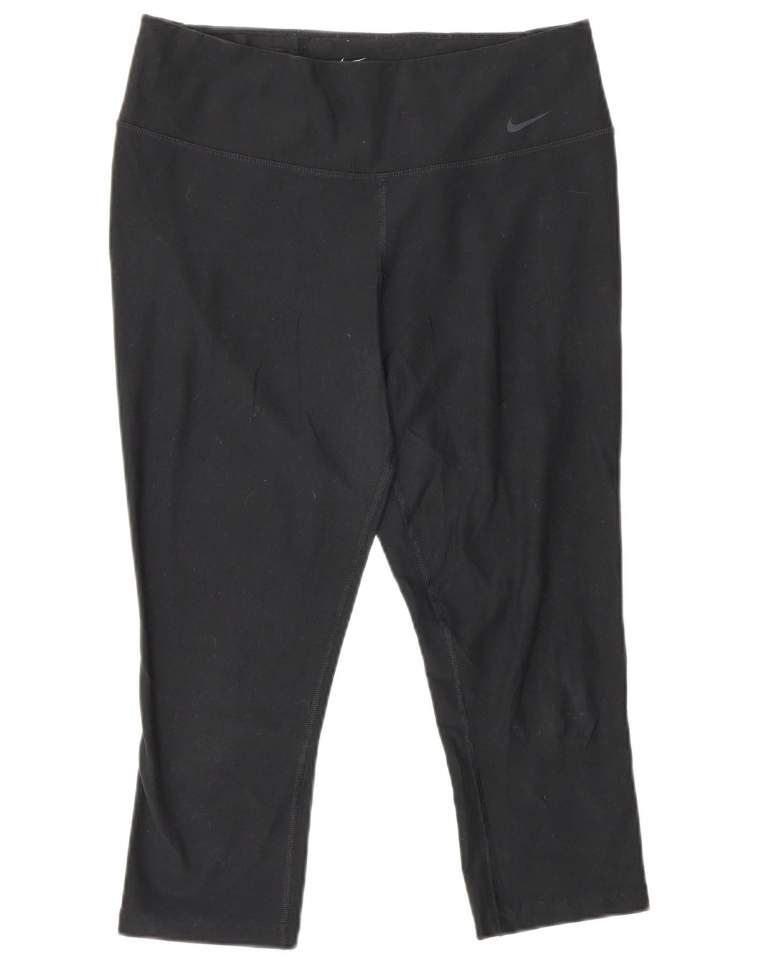 Женские леггинсы-капри NIKE Dri Fit UK 14, средний черный полиэстер