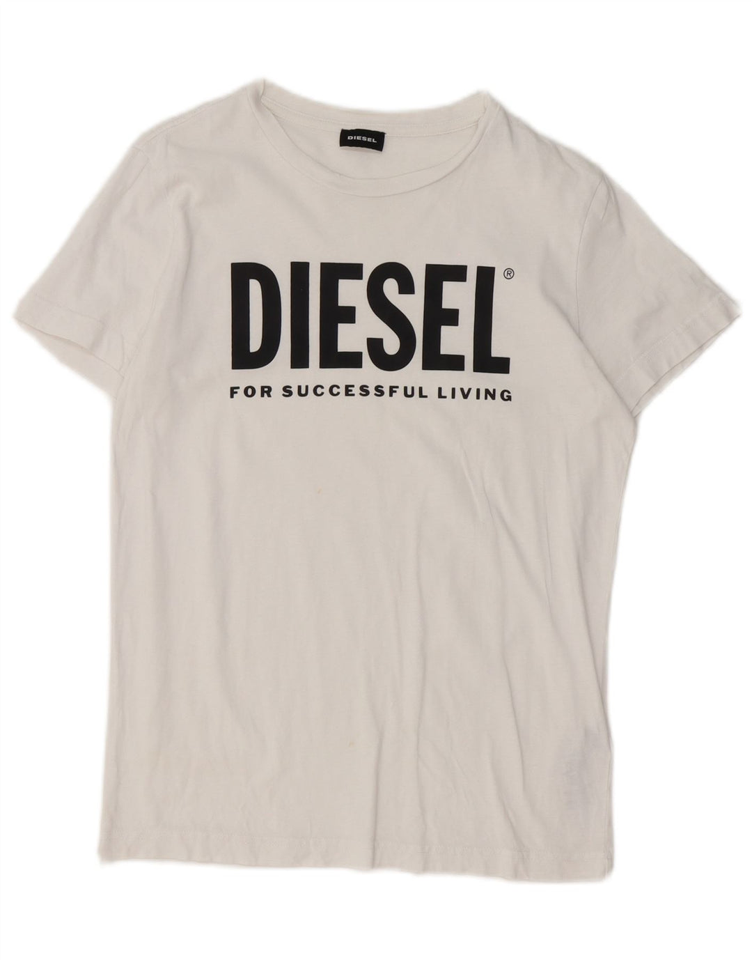 Мужская футболка с рисунком Diesel Top XS, белый хлопок
