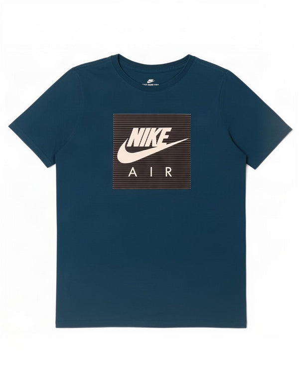 Футболка с рисунком Nike для мальчиков, 12–13 лет, большой синий хлопок